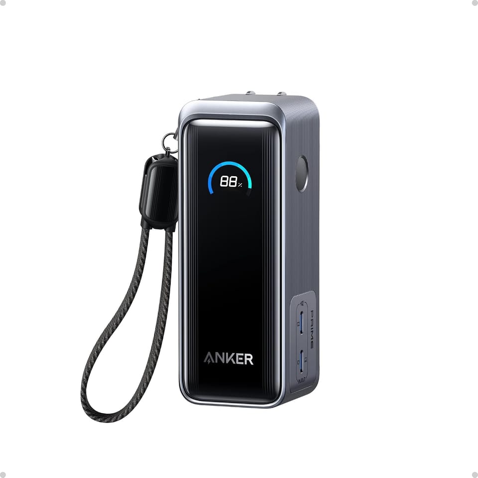 Anker Prime 9,600mAh Power Bank with 65W Charger — 22% Off
